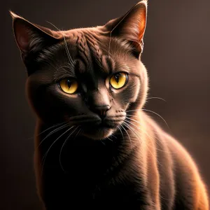 Fluffy Gray Tabby Kitty with Playful Whiskers