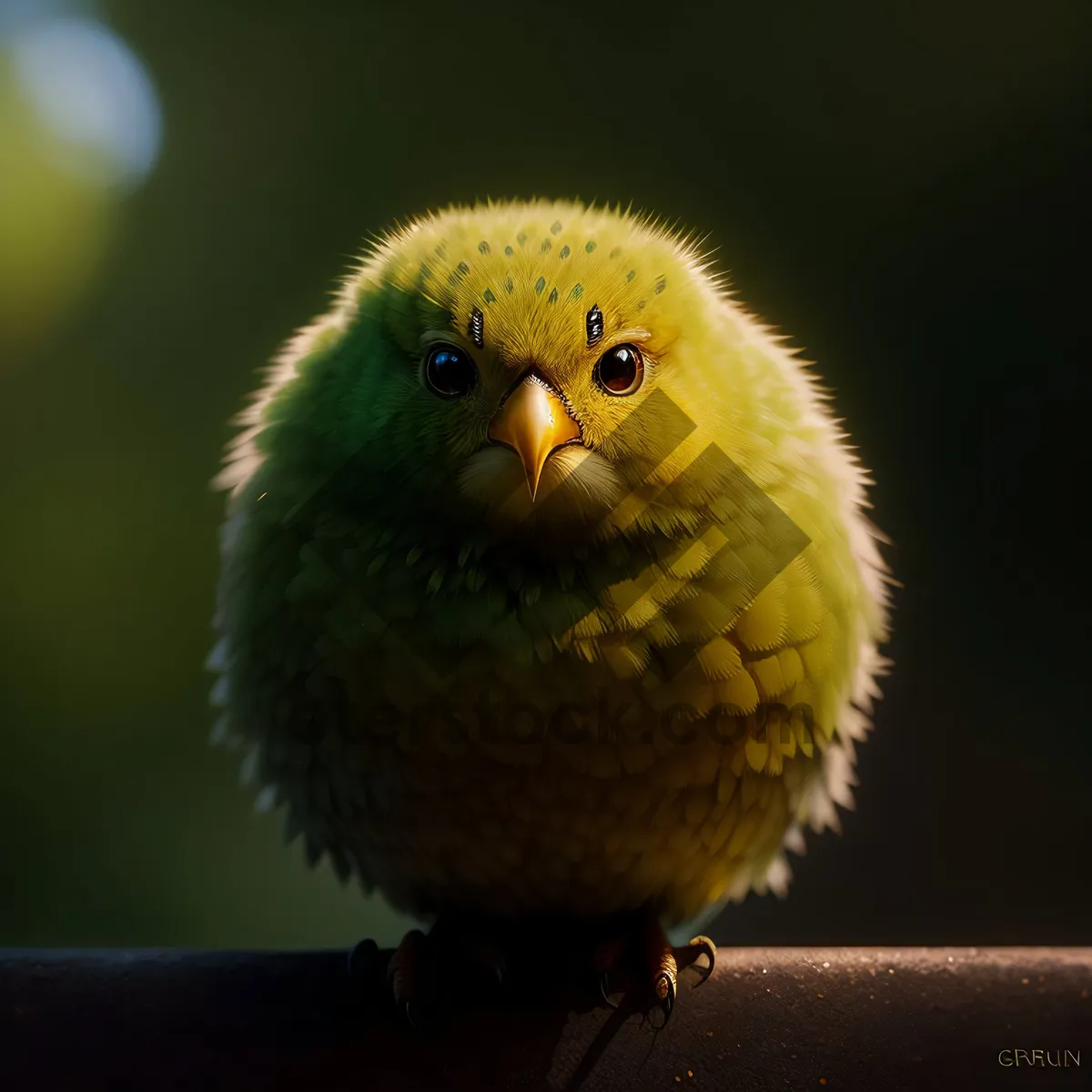 Picture of Vibrant Winged Beauty: A Cute Yellow Warbler in Spring