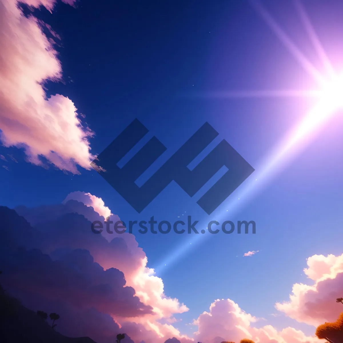 Picture of Radiant Summer Sky with Celestial Sun