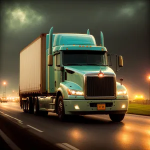 Highway Hauler: Fast and Heavy Trucking in Motion
