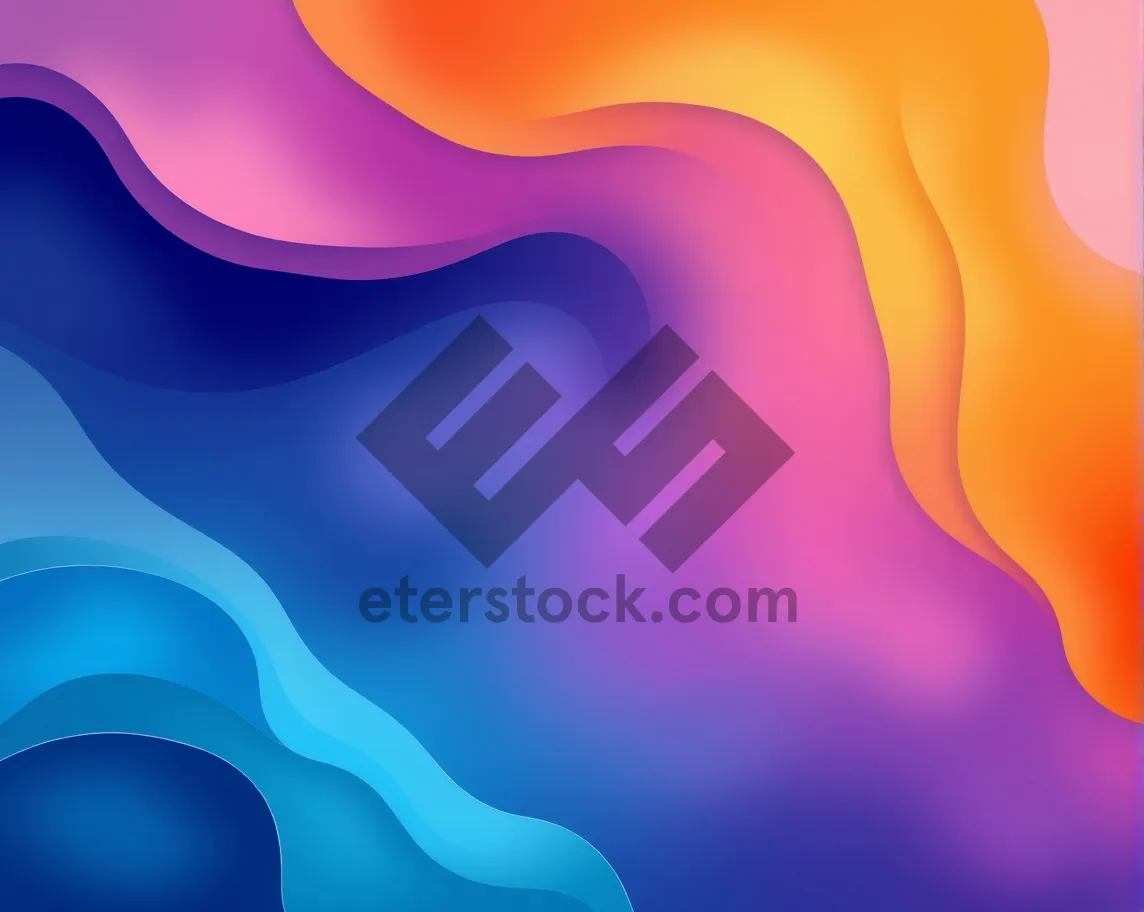 Picture of Graphic Design: Light Artistic Wallpaper with Space Pattern Wave