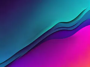 Abstract Light Wave Design in Digital Artistic Style