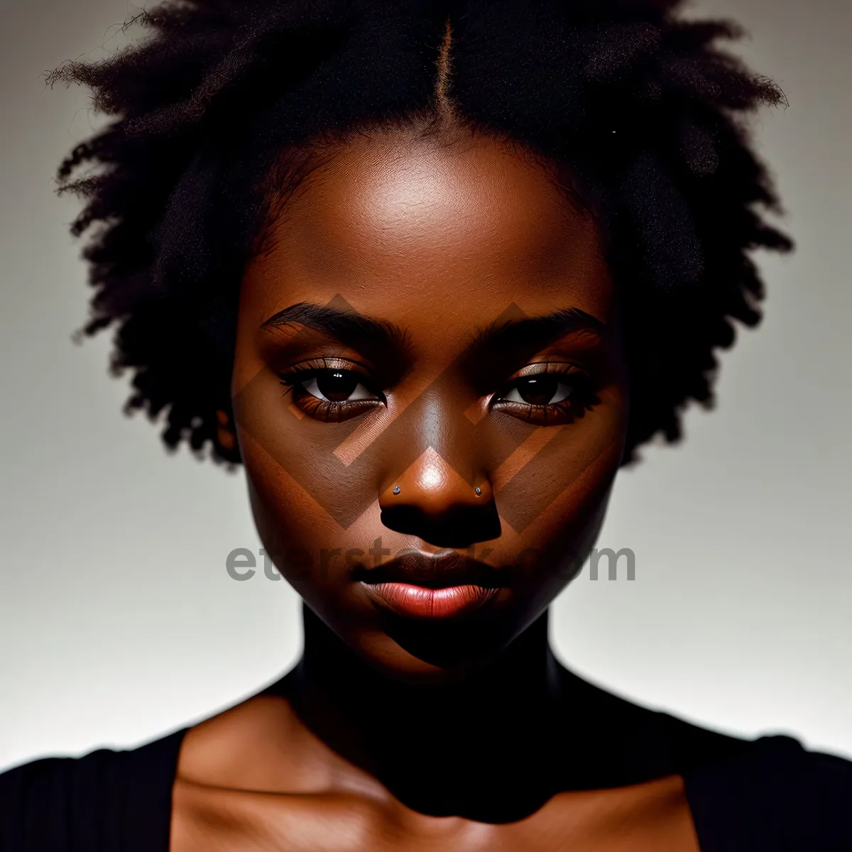 Picture of Stunning Afro Beauty with Sensual Gaze