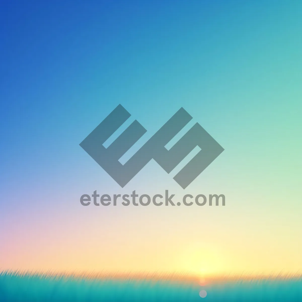 Picture of Vivid Summer Sky with Fluffy Clouds