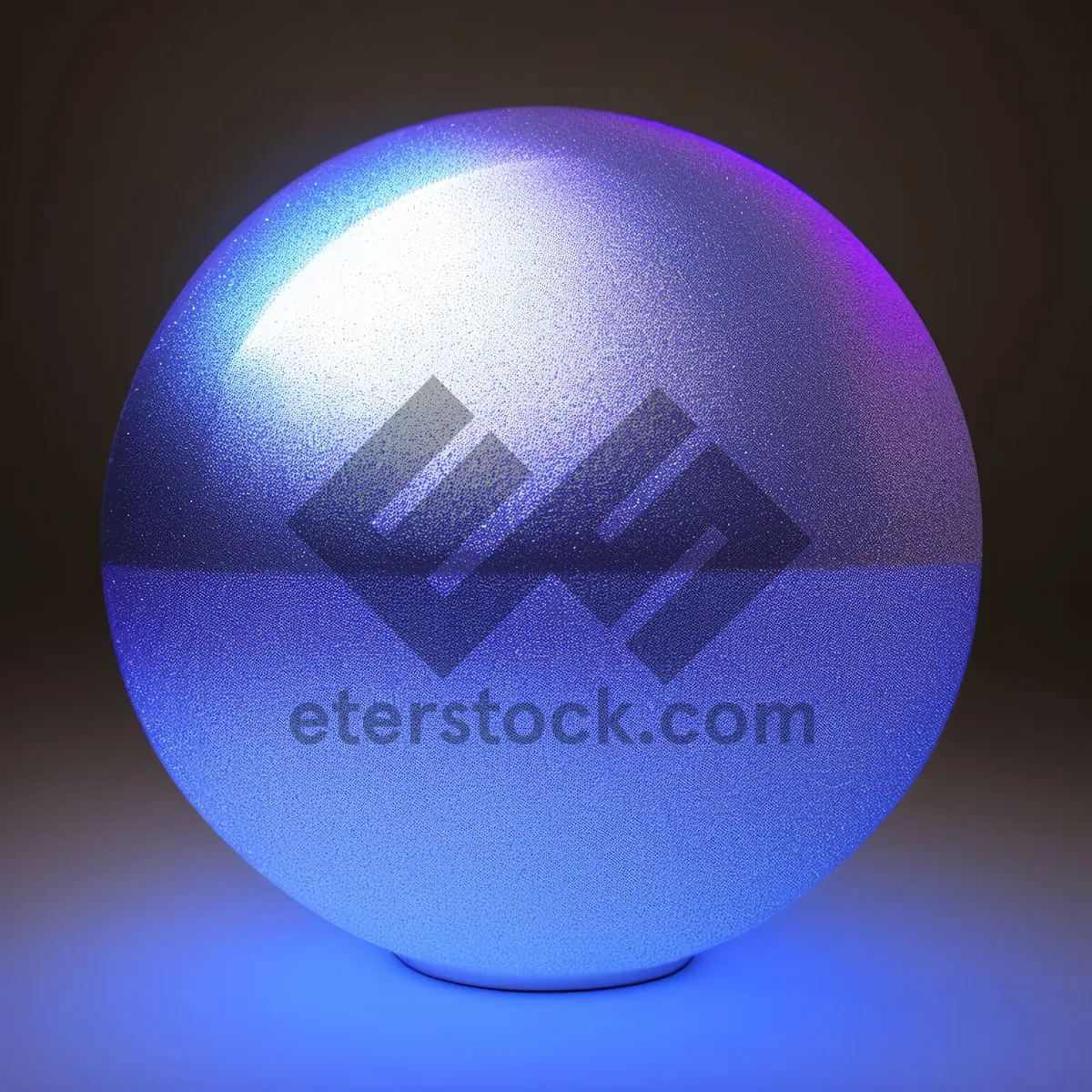 Picture of Colorful Glass Sphere with Light Reflection