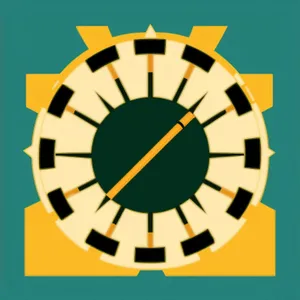 Web Clock Icon: Time Management Symbol for Business