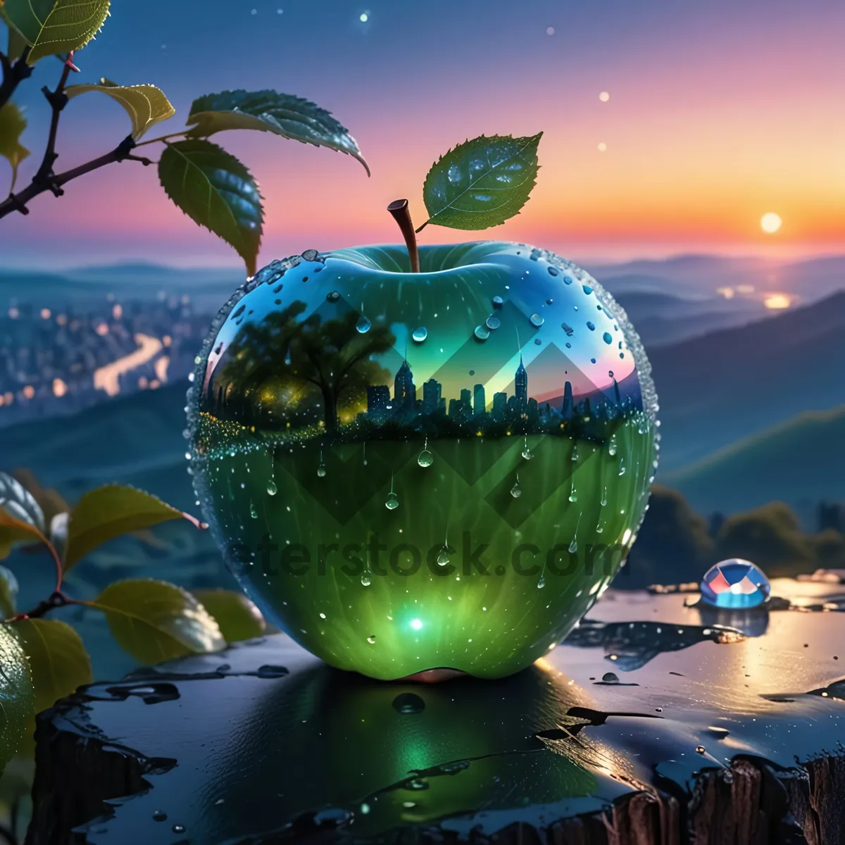 Picture of Earth Globe Bowl in Porcelain China Utensil