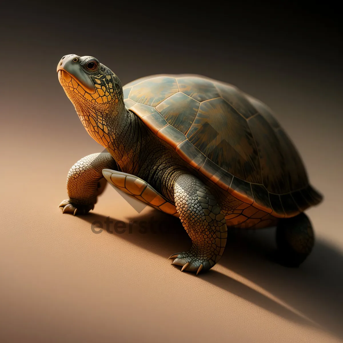 Picture of Slow-moving Terrapin with Cute, Protective Shell