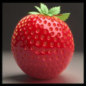 Juicy Summer Strawberry Golf Ball - Fresh & Delicious!