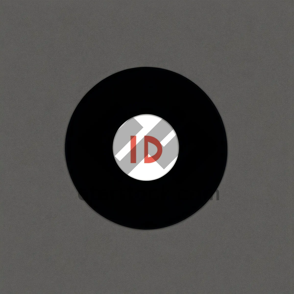 Picture of Black Circle Disk Puck: Device Symbol