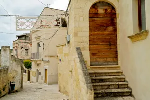 Medieval monastery in historic city with ancient architecture.