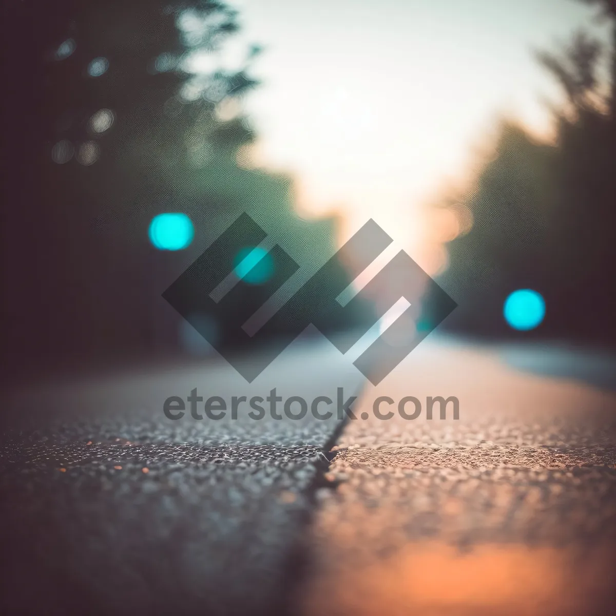Picture of Abstract Gradient Mesh Design on Black - Elegant Night Banner