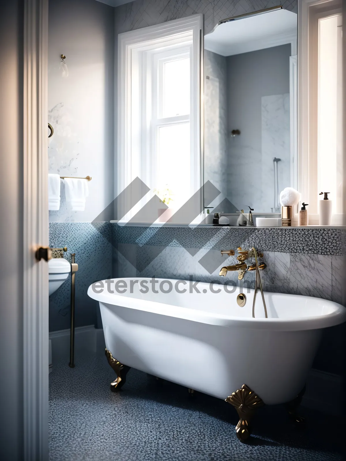 Picture of Modern Luxury Bathroom with Stylish Interior Design