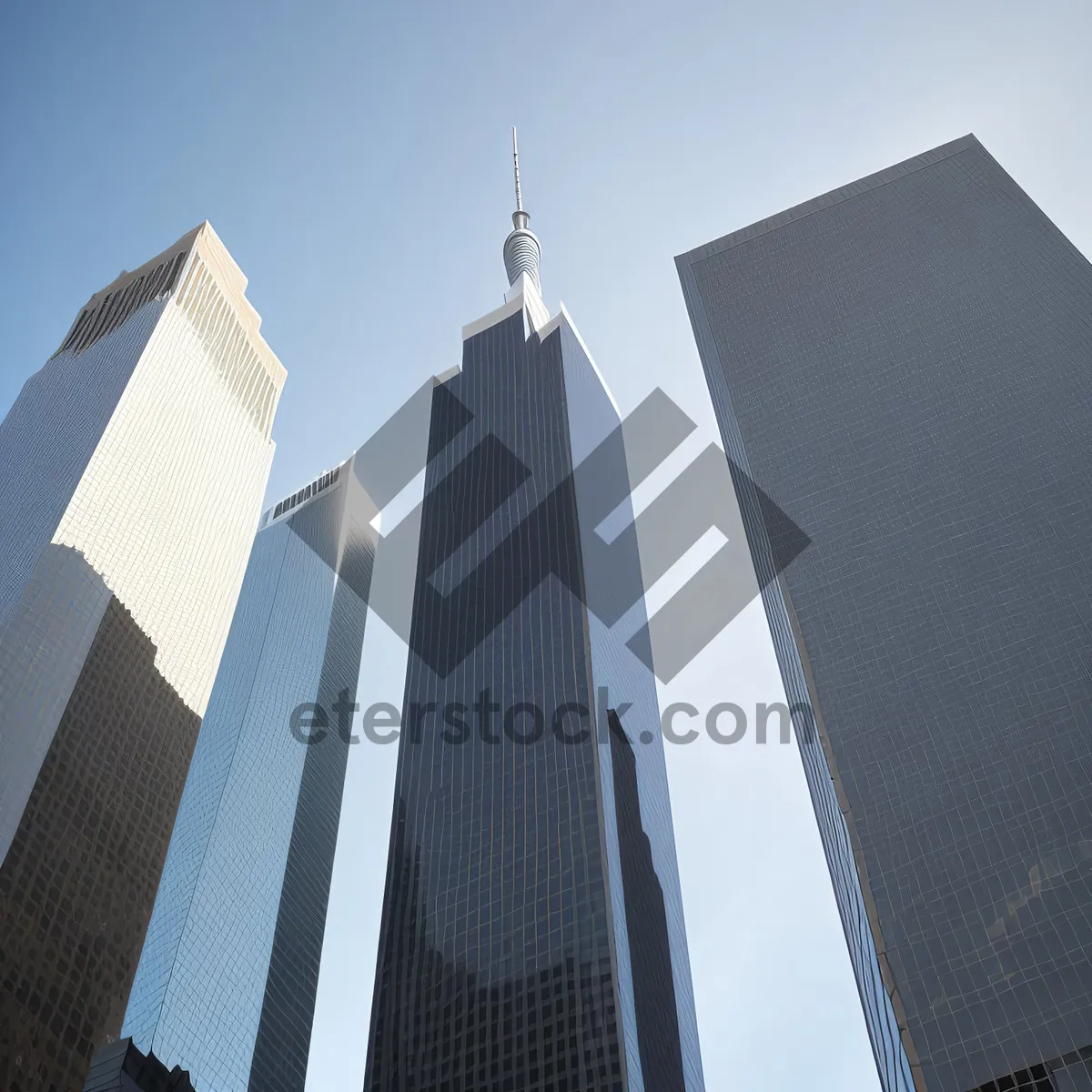 Picture of Modern Finance Tower in Urban Financial District