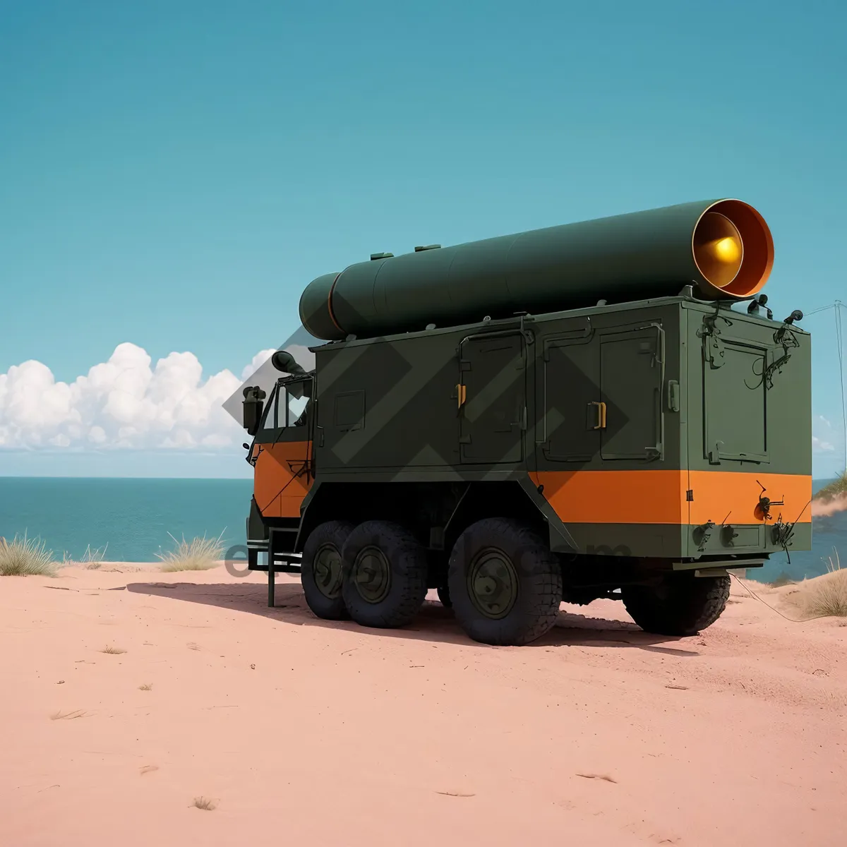 Picture of Highway Hauler: Garbage Truck on the Road