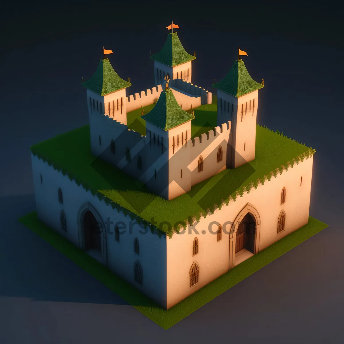 Picture of 3D Palace Structure - House of Cards Box