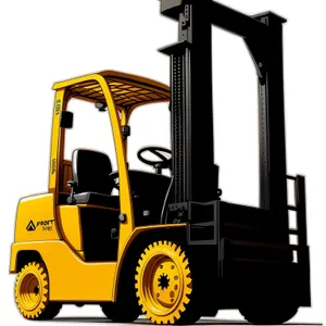 Heavy-duty Forklift in Industrial Construction