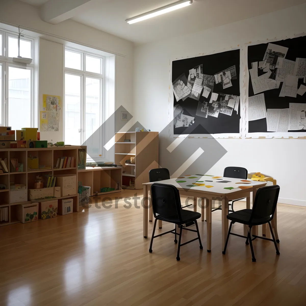 Picture of Modern Luxury Dining Room with Elegant Furniture