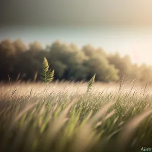 Golden Harvest: Fields of Ripe Wheat in the Countryside