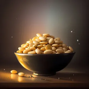 Nutritious Brown Bean: Healthy Food Closeup