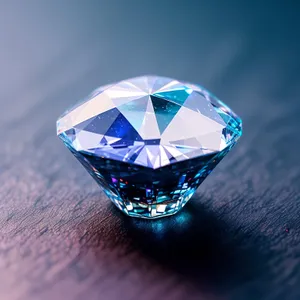 Shimmering Earth Jewel: Brilliant 3D Gem