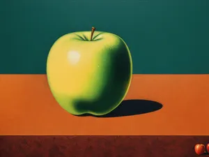 Juicy Granny Smith apple - Healthy and delicious snack.