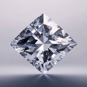 Dazzling Diamond Jewel in Shimmering Glass