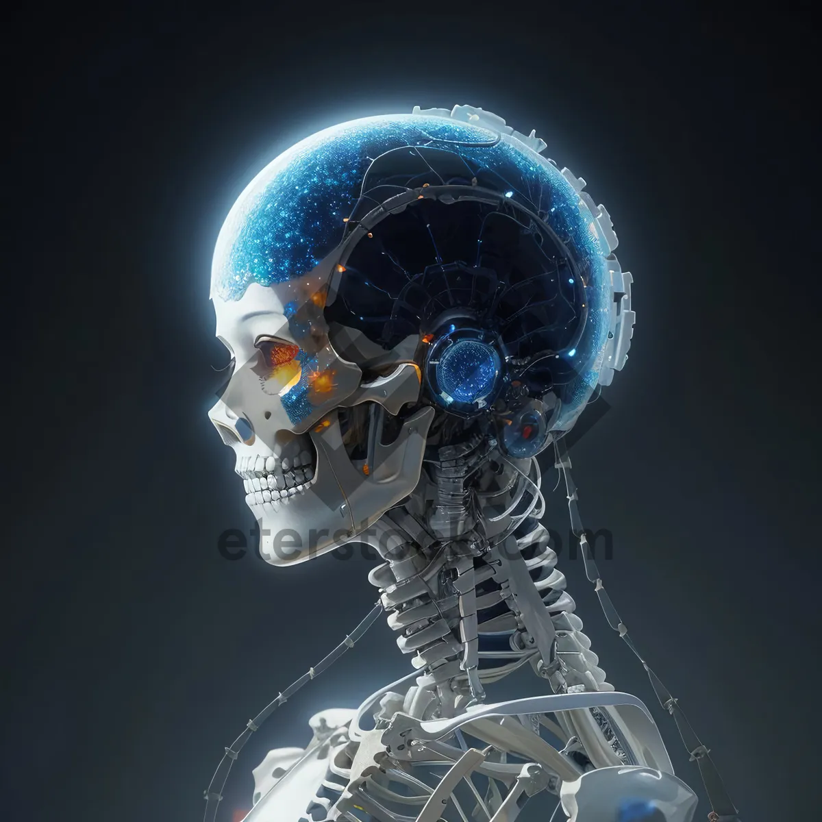 Picture of 3D Human Anatomy X-ray Global World Image