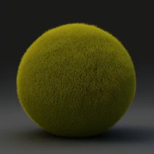 Juicy Citrus Tennis Ball - Fresh, Yellow Game Equipment