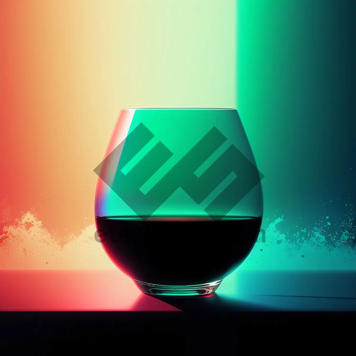 Picture of Modern Shiny Glass Button Set: Bright and Colorful Sphere Icons