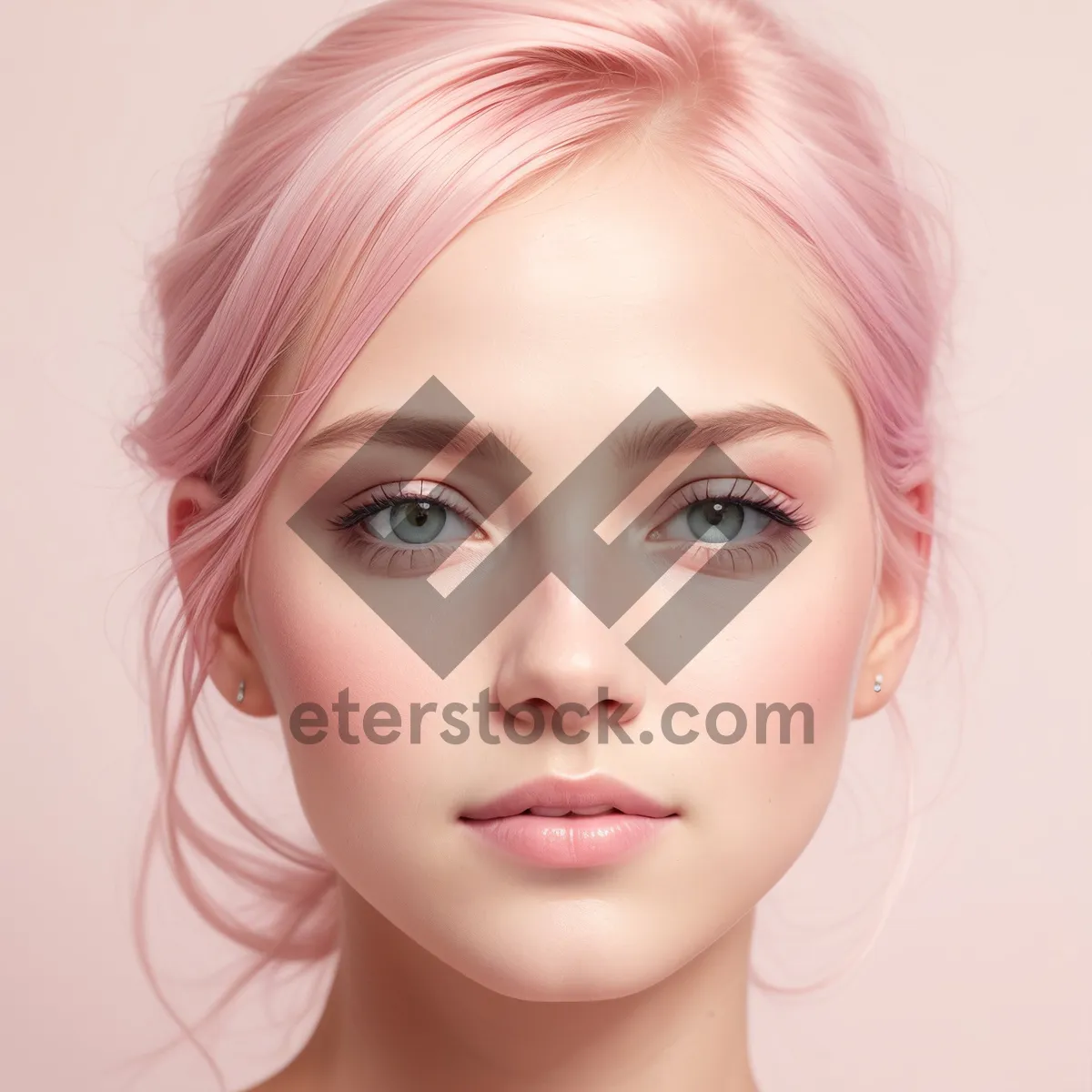 Picture of Beautiful Fashion Model with Flawless Skin and Natural Elegance
