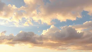 Sunny Summer Sky Landscape Photography Outdoors Sunshine.