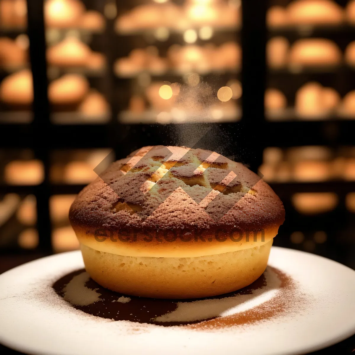 Picture of Delicious Chocolate Espresso Pastry with Cream