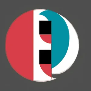 Web Round Button Symbol Sign Flag