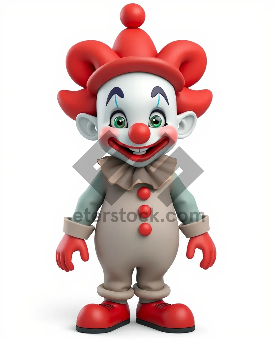 Picture of Fun Cartoon Man with Cape Clip Art Character