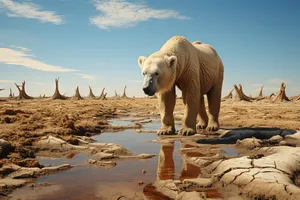 Wild Elephant in South African National Park Safari