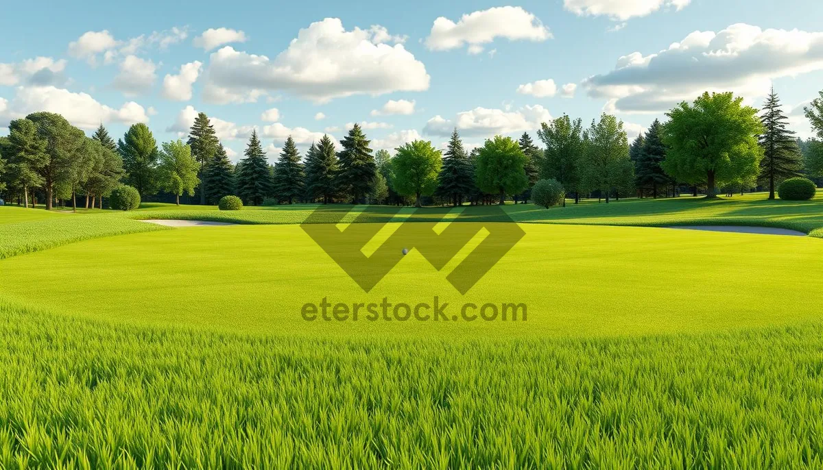 Picture of Autumn Harvest in Rural Landscape