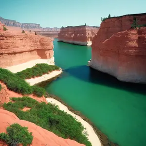 Majestic Southwest Canyon Landscape: Awe-Inspiring Beauty