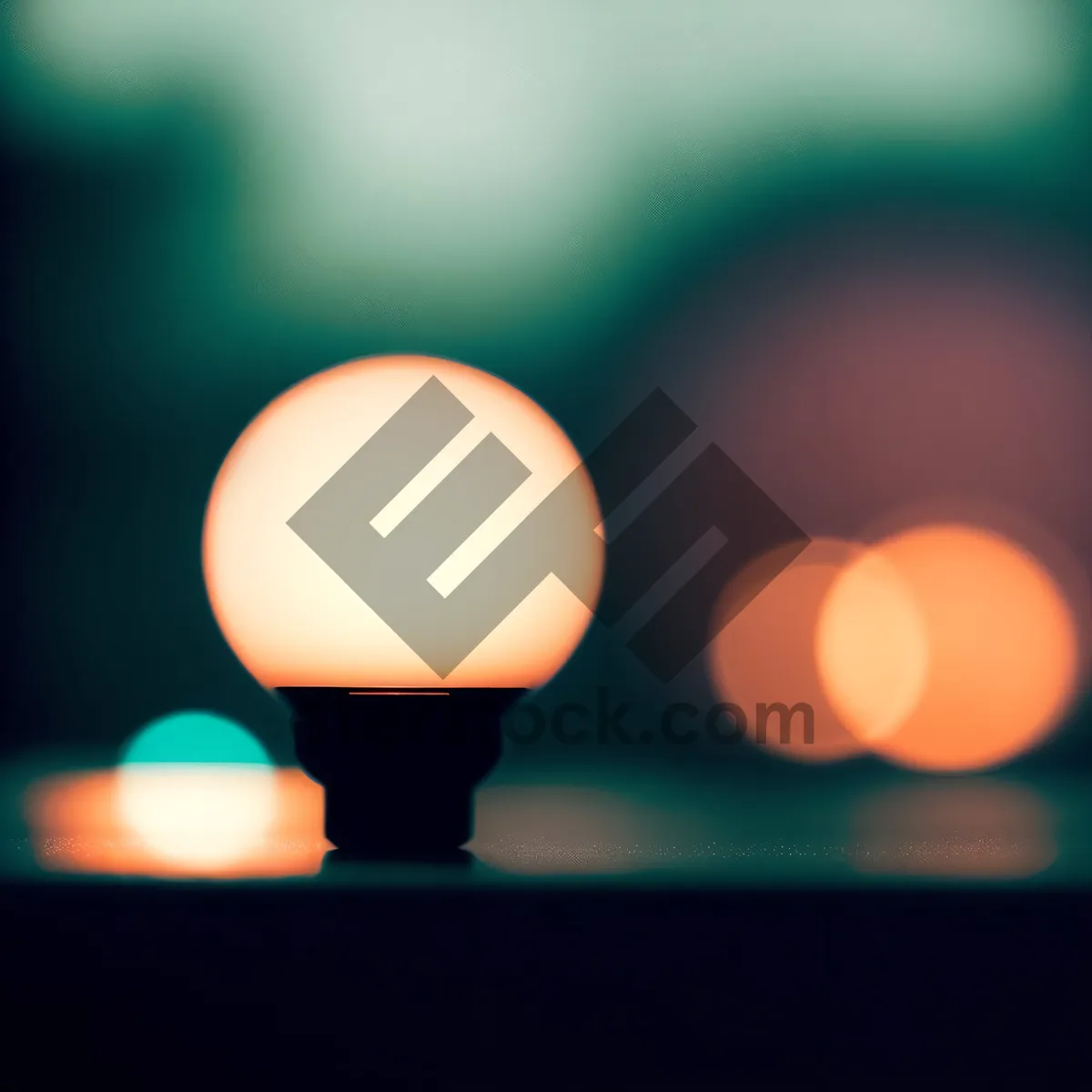 Picture of Colorful LED Light Bulb