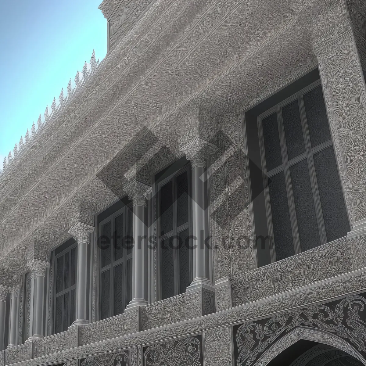 Picture of Historic University Church with Iconic Balcony in Skyline.