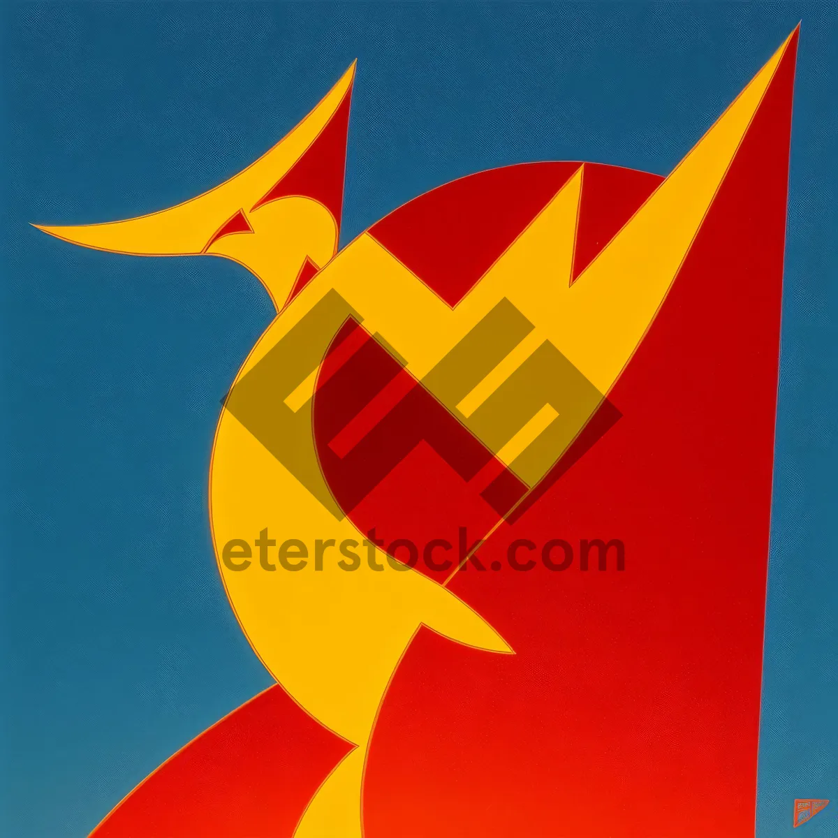 Picture of Patriotic Lightning Graphic Flag Design