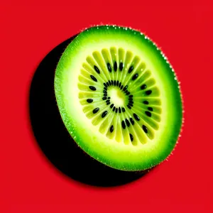 Fresh and Juicy Kiwi Slice