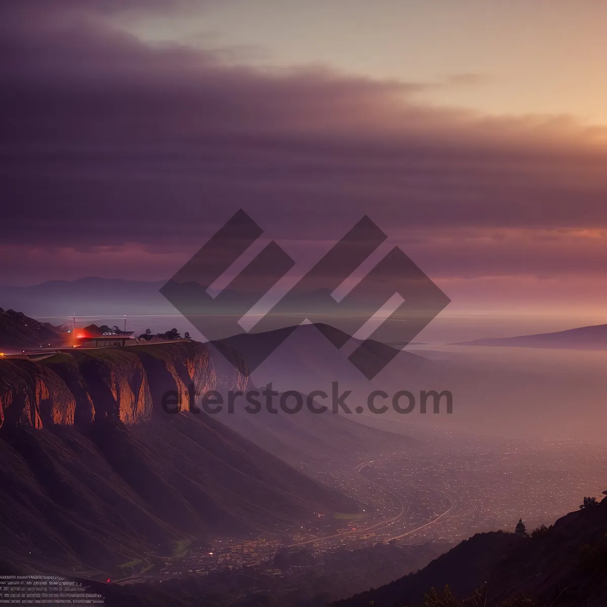 Picture of Marvelous Sunset Over Grand Canyon