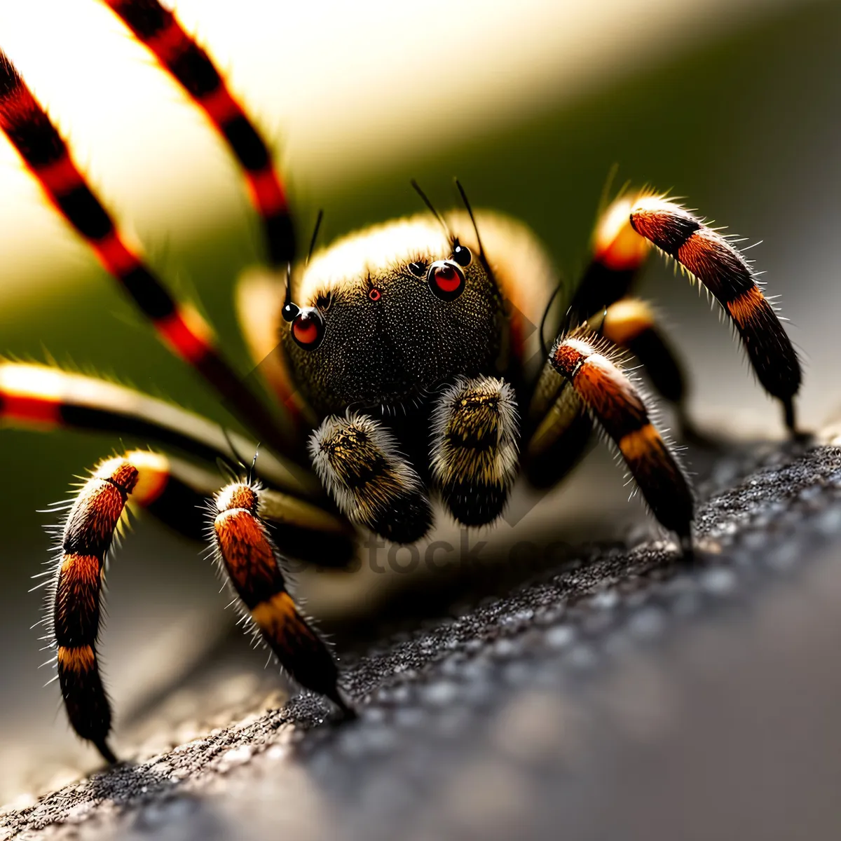 Picture of Wild Garden Spider - Close-up Arachnid Detail