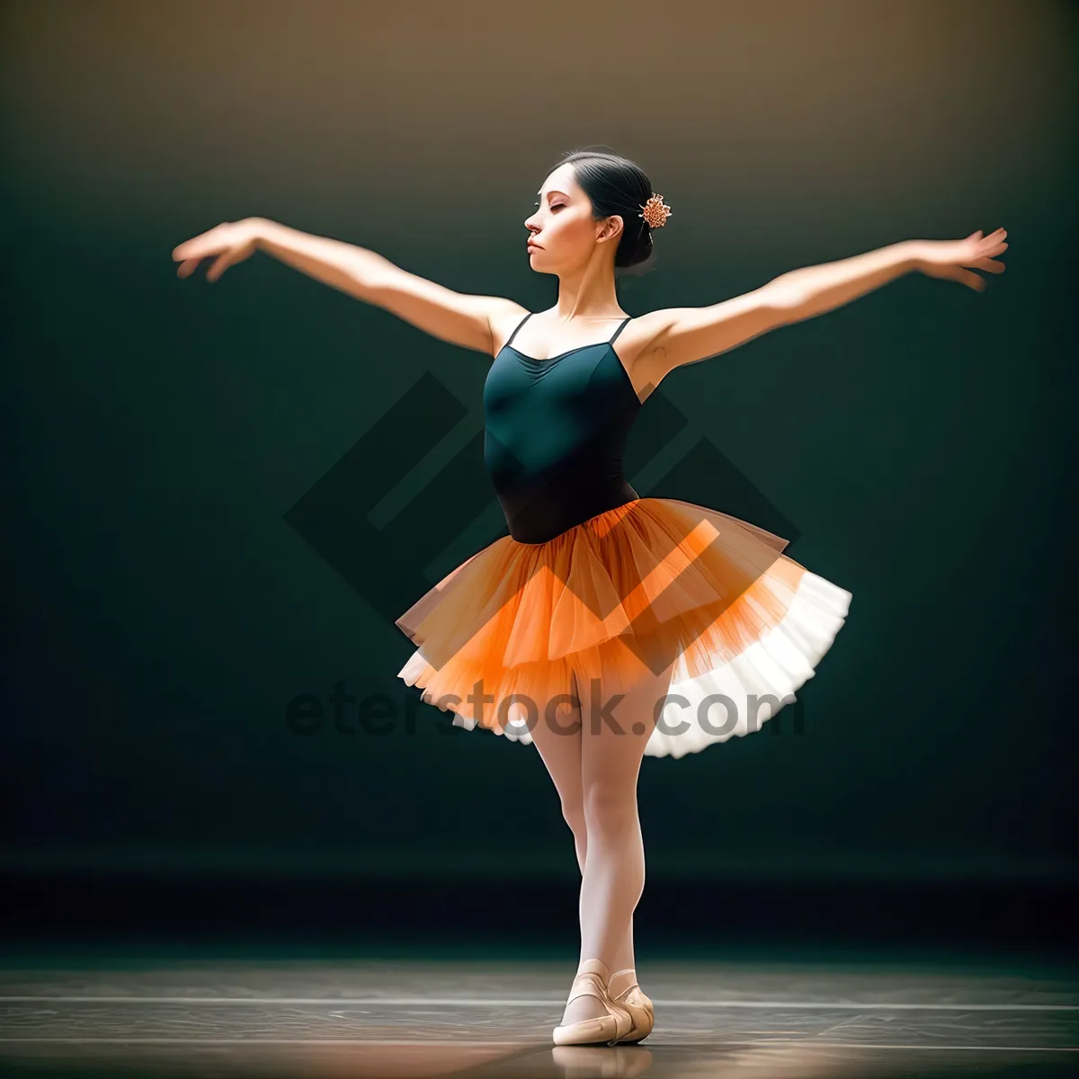 Picture of Joyful Beach Ballet: Active Male Dancer Embraces Freedom