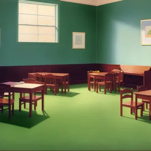 Modern Interior with Stylish Furniture and Wooden Floor