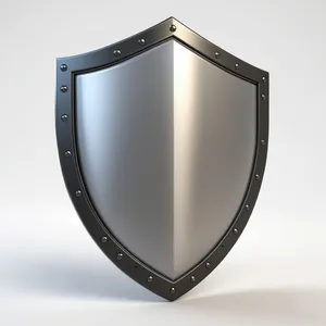 Shiny 3D Heart Emblem Graphic Design Icon