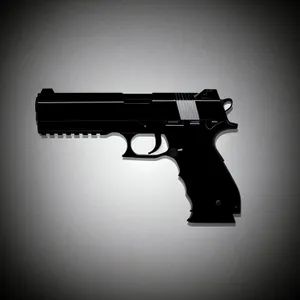 Metal Pistol - Crime Scene Handgun for Security