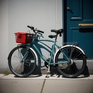 Active cyclist riding a bike outdoors.