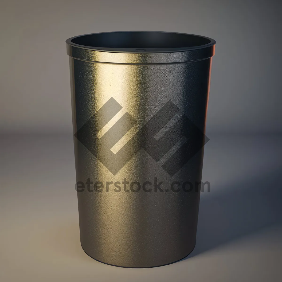 Picture of Empty Glass Mug on Tableware